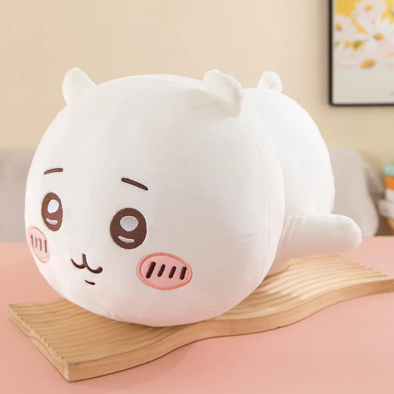 30/40Cm  Chiikawa Series Long Doll Cartoon Hachiware Soft Pillow Big Size Plush Doll Children'S Girl Toy Birthday Gift