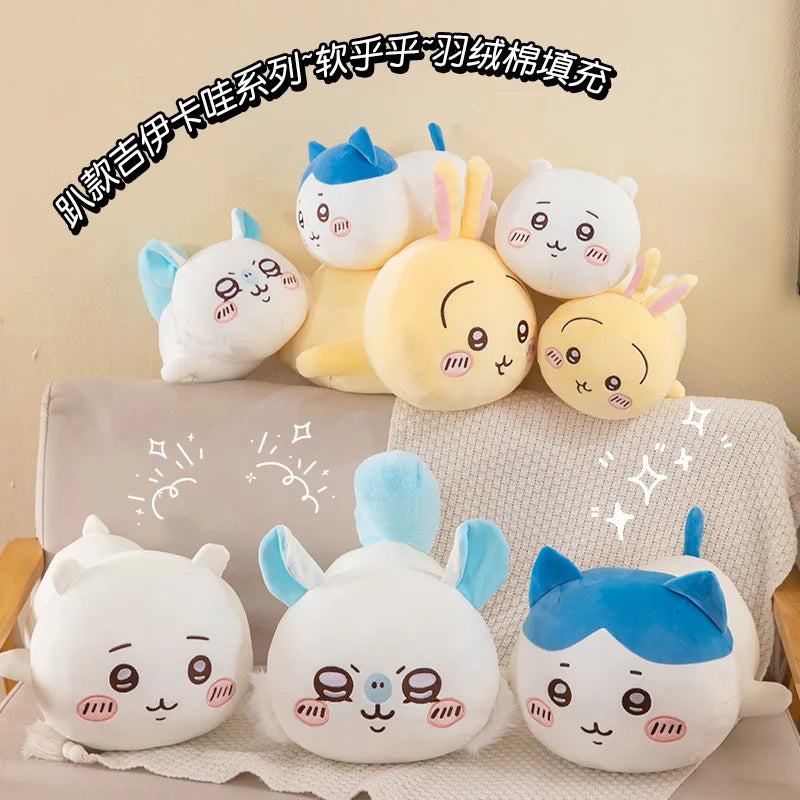 30/40Cm  Chiikawa Series Long Doll Cartoon Hachiware Soft Pillow Big Size Plush Doll Children'S Girl Toy Birthday Gift
