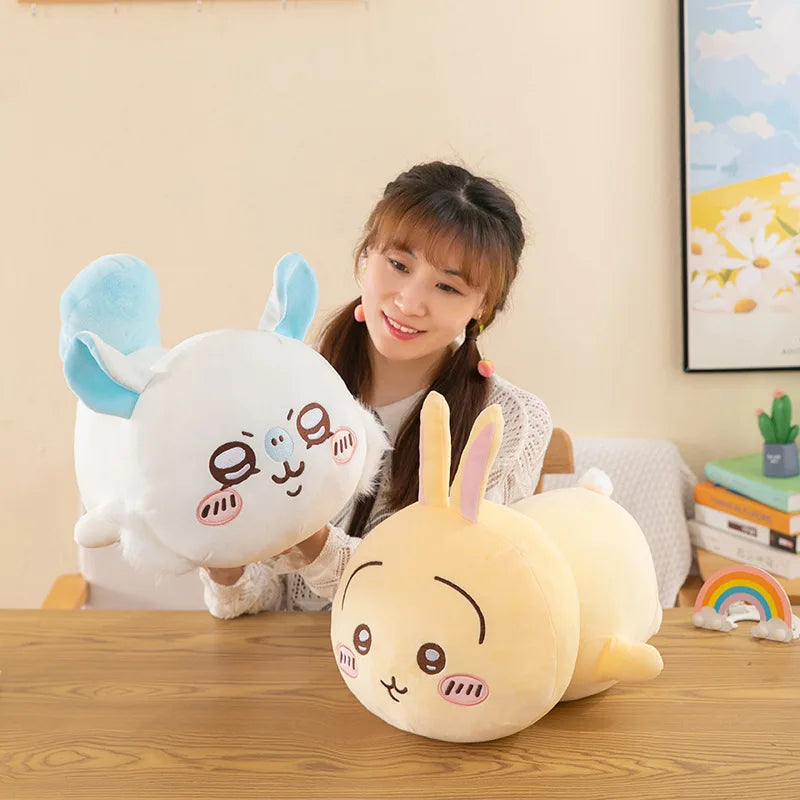 30/40Cm  Chiikawa Series Long Doll Cartoon Hachiware Soft Pillow Big Size Plush Doll Children'S Girl Toy Birthday Gift